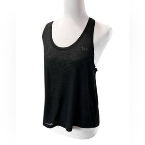 5/$25 Under Armour Black Women's Scoop Neck Tank Top